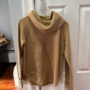 Style & Co. Tan Cowl Neck Sweater